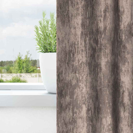 Vidaxl velvet gordijnen 2 pcs cappuccino 245 x 140 cm fluweel