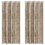 Vidaxl velvet gordijnen 2 pcs champagne 225 x 140 cm fluweel