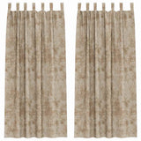 Vidaxl velvet gordijnen 2 pcs champagne 260 x 140 cm fluweel