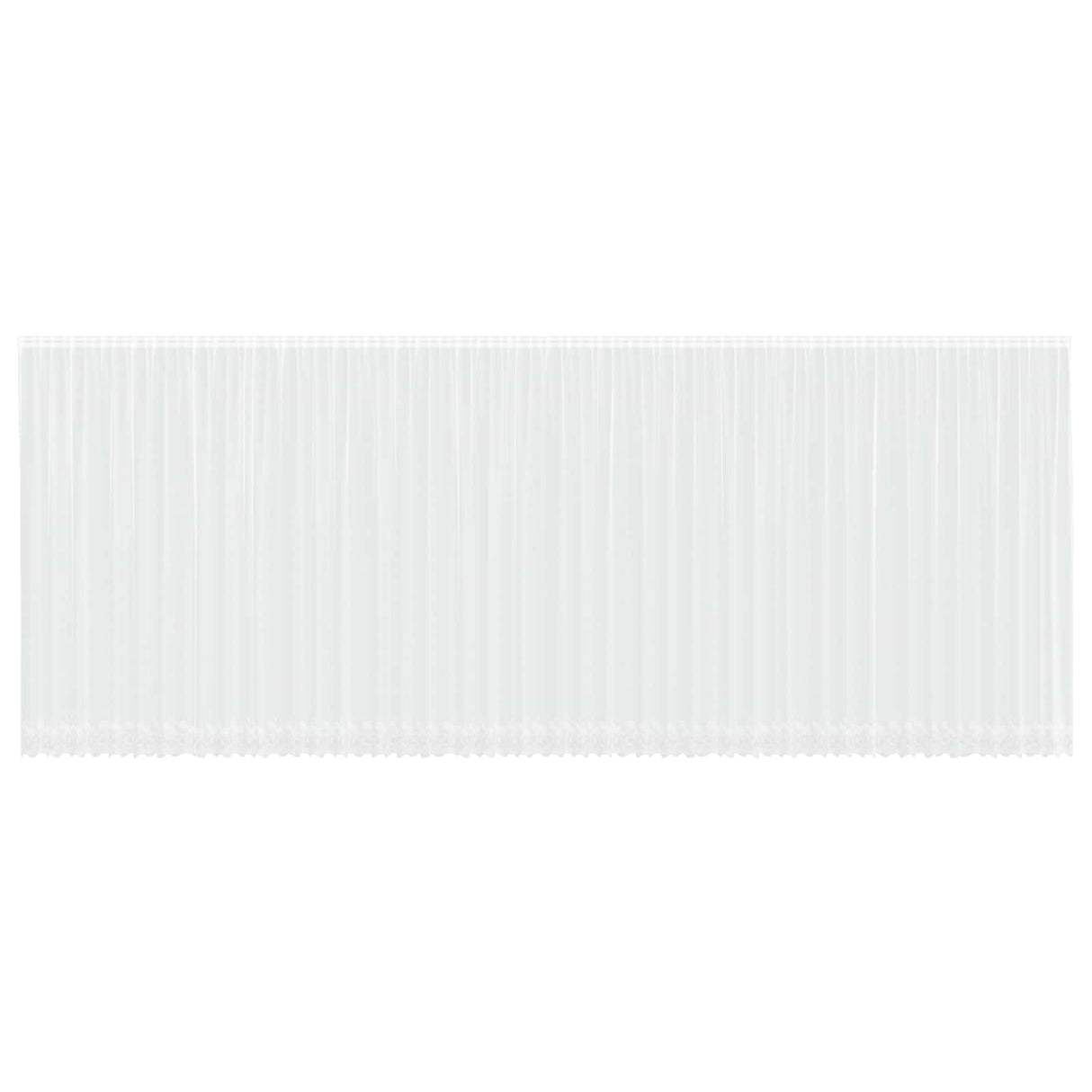 Vidaxl kantgordijn met gordijnen wit 1200 x 300 cm polyester