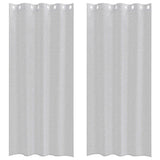 Vidaxl voile gordijn 2 pcs lichtgrijs 260 x 140 cm polyester