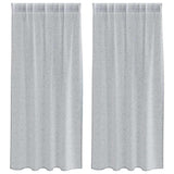 Vidaxl voile gordijn 2 pcs donkergrijs 175 x 140 cm polyester