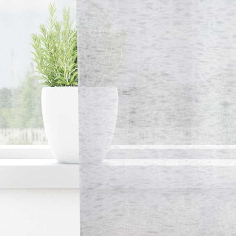 Vidaxl voile gordijn 2 pcs lichtgrijs 140 x 140 cm polyester