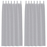 Vidaxl voile gordijn 2 pcs donkergrijs 225 x 140 cm polyester