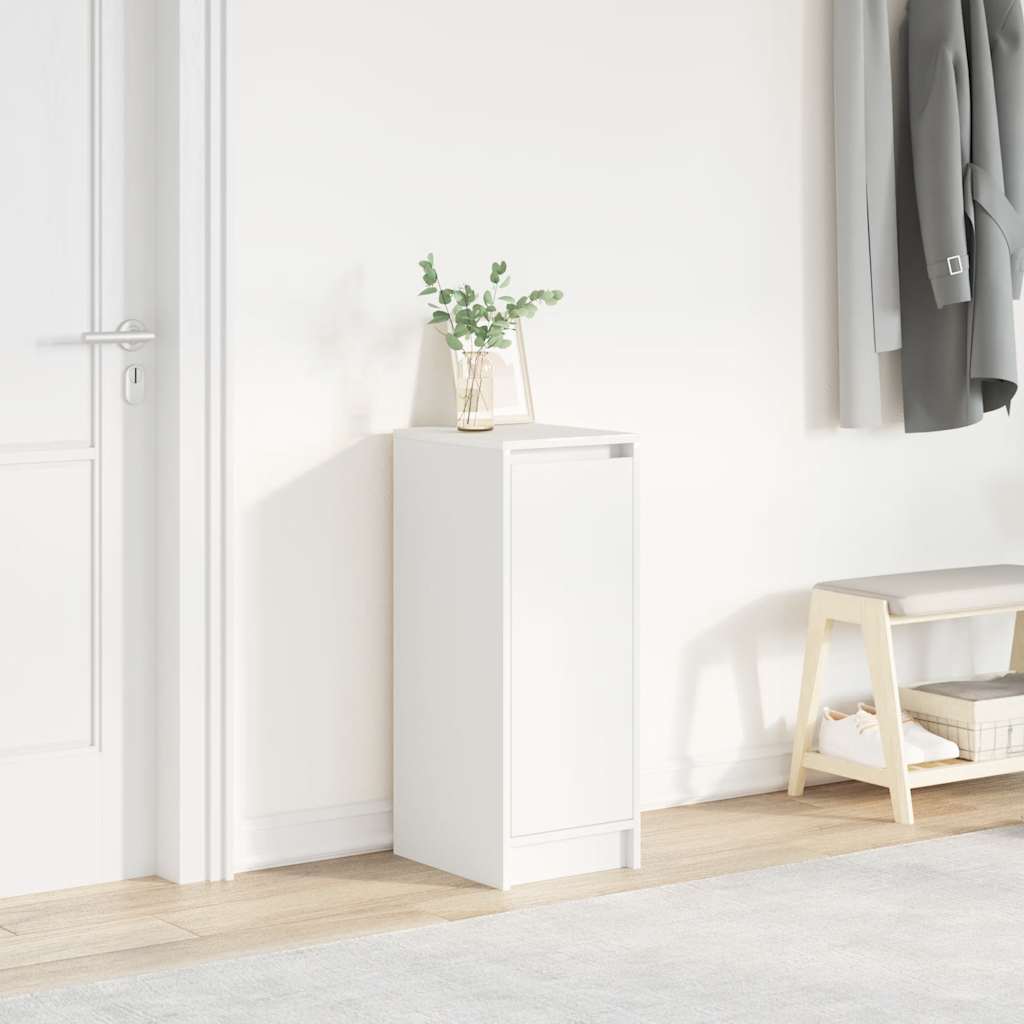 Vidaxl schoenenkast 29,5x34x76 cm bewerkt hout wit
