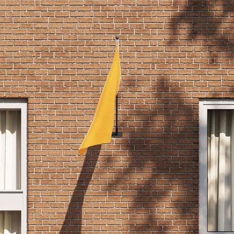 Vidaxl vlaggen mast houder zwart 13 x 6 x 0,2 cm staal