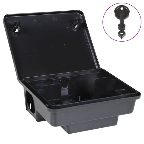 Vidaxl muizenvallen 4 st 23x19x9,5 cm zwart