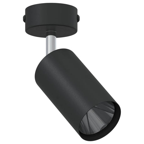 Vidaxl plafondspot met schijnwerpers zwart 6 x 6 x 16 cm metaal