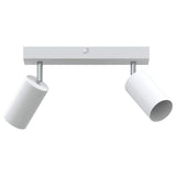 Vidaxl plafondspot met schijnwerpers wit 26 x 6 x 16 cm metaal