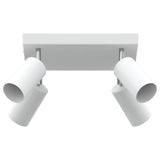 Vidaxl plafondspot met schijnwerpers wit 26 x 26 x 16 cm metaal