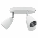 Vidaxl plafondspot met schijnwerpers wit 19 x 19 x 14,5 cm metaal