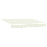 Vidaxl vervangingsdoek voor zonnescherm crème 235 x 195 cm polyester