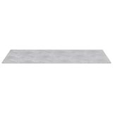 Vidaxl trap tread rechthoekig 4 pcs zilver 50 x 25 cm aluminium