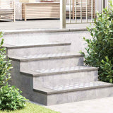 Vidaxl trap tread rechthoekig 2 pcs zilver 70 x 30 cm aluminium