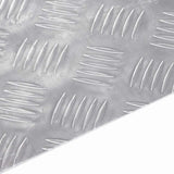 Vidaxl trap tread vierkant 2 pcs zilver 40 x 40 cm aluminium