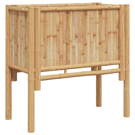 Vidaxl verhoogd bed bruin 70 x 35 x 70 cm bamboe