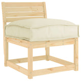 Vidaxl kussen crème 50 x 50 x 12 cm oxford stof