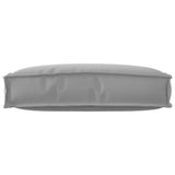 Vidaxl kussen grijs 60 x 40 x 12 cm oxford stof