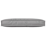 Vidaxl kussen grijs 80 x 40 x 12 cm oxford stof