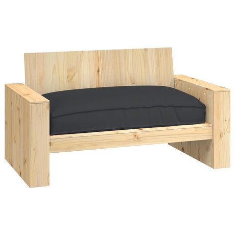 Vidaxl kussen zwart 120 x 80 x 12 cm oxford stof