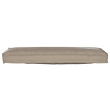 Vidaxl kussen taupe 120 x 40 x 8 cm oxford stof