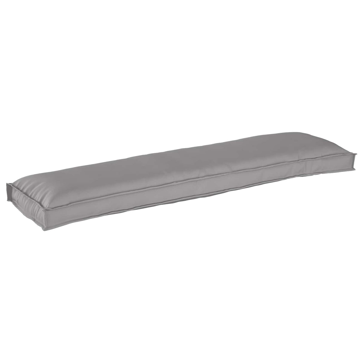 Vidaxl pallet kussen set 2 pcs grijs 150 x 40 x 8 cm oxford stof
