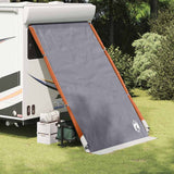 Vidaxl achterkleptent met dak grijs en oranje 190 x 150 x 185 cm taft