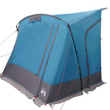 Vidaxl achterkleptent met dak blauw 285 x 255 x 245 cm taft