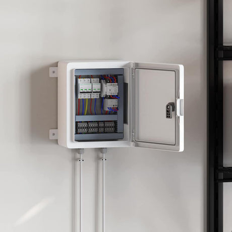 Vidaxl bedieningskast grijs 47 x 20 x 60 cm abs kunststof