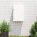 Vidaxl bedieningskast grijs 47 x 20 x 60 cm abs kunststof