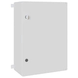 Vidaxl bedieningskast grijs 47 x 20 x 60 cm abs kunststof