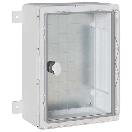 Vidaxl bedieningskast grijs 25 x 15 x 35 cm abs kunststof