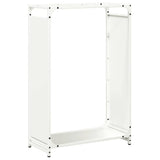 Vidaxl brandhoutrek 60x28x90 cm koudgewalst staal wit