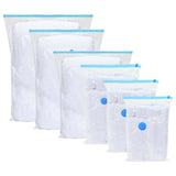 Vidaxl opslagzakken met opslag 20 pcs transparant en blauw 100 x 80 cm