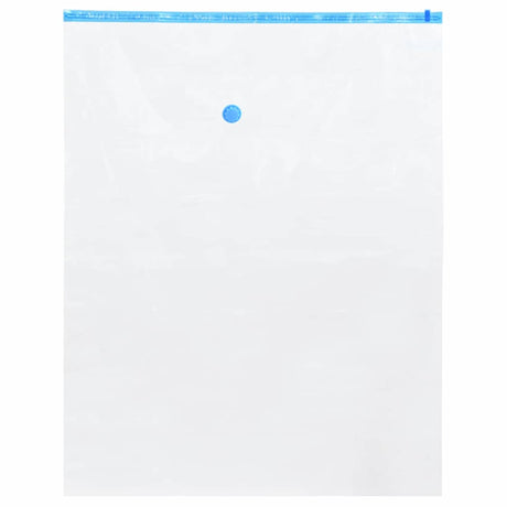 Vidaxl opslagzakken met opslag 50 pcs transparant en blauw 100 x 80 cm