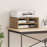 Vidaxl printerstand artisan eiken 49 x 40 x 22.5 cm bewerkt hout