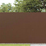 Vidaxl tuinhek dubbelzijdig bruin 1,8x5 m pvc