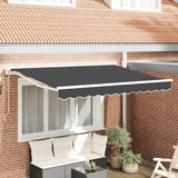 Vidaxl inklapbaar zonnescherm antraciet 250 x 200 cm