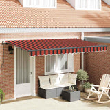 Vidaxl inklapbaar zonnescherm oranje 350 x 200 cm stof