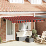 Vidaxl inklapbaar zonnescherm oranje 350 x 200 cm stof