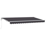 Vidaxl inklapbaar zonnescherm antraciet 400 x 200 cm