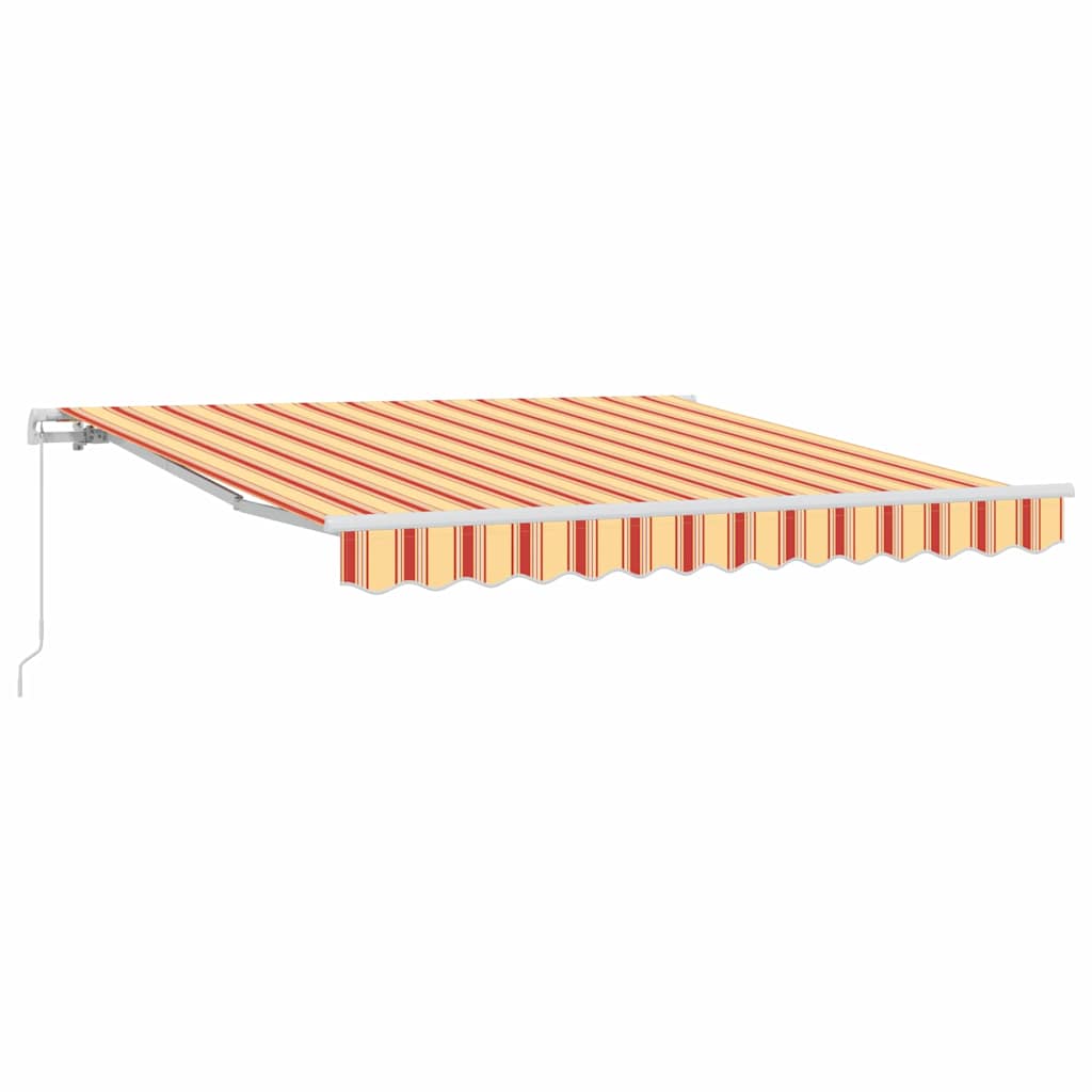 Vidaxl inklapbaar zonnescherm geel en oranje 300 x 250 cm
