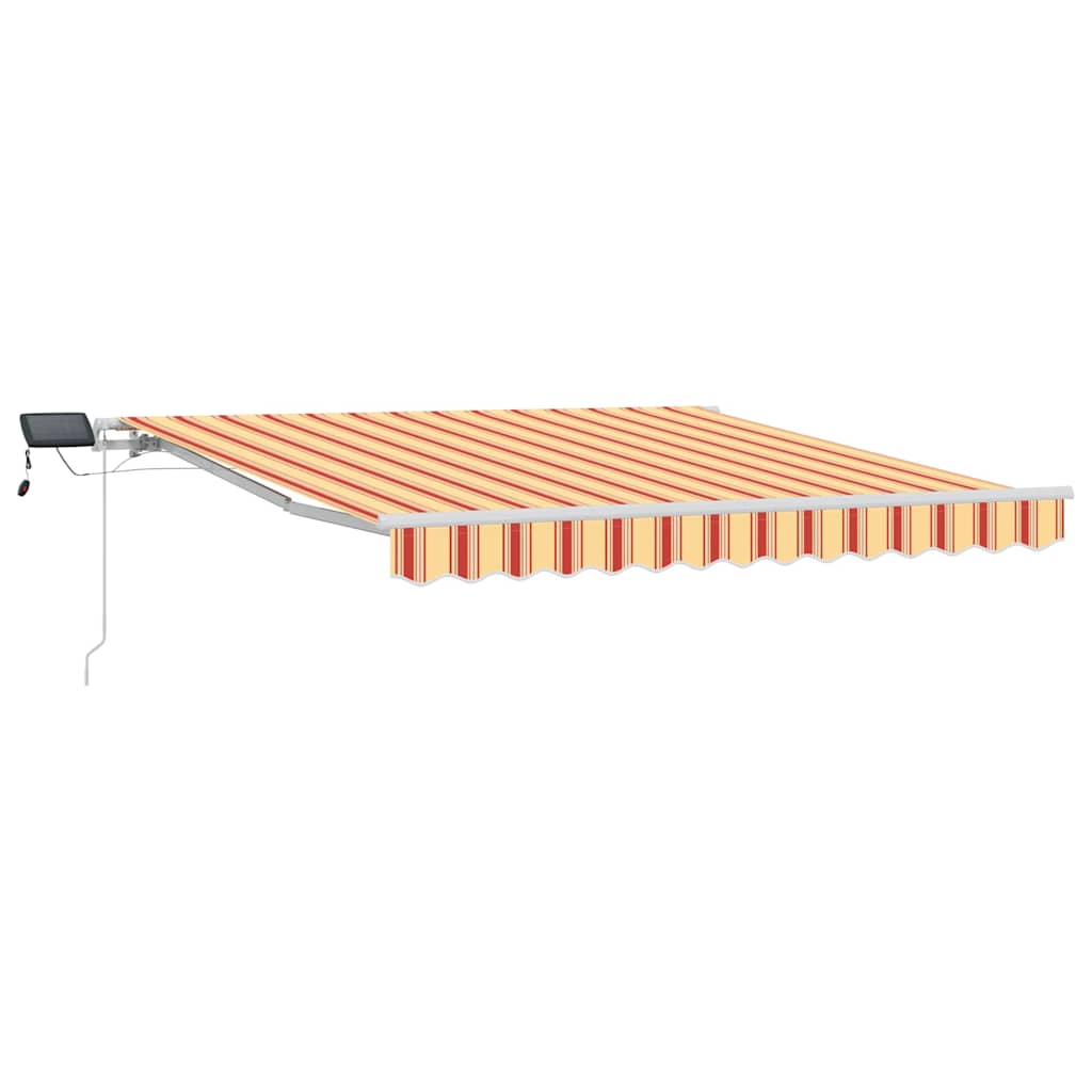 Vidaxl inklapbaar zonnescherm geel en oranje 300 x 250 cm