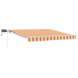 Vidaxl inklapbaar zonnescherm geel en oranje 300 x 250 cm