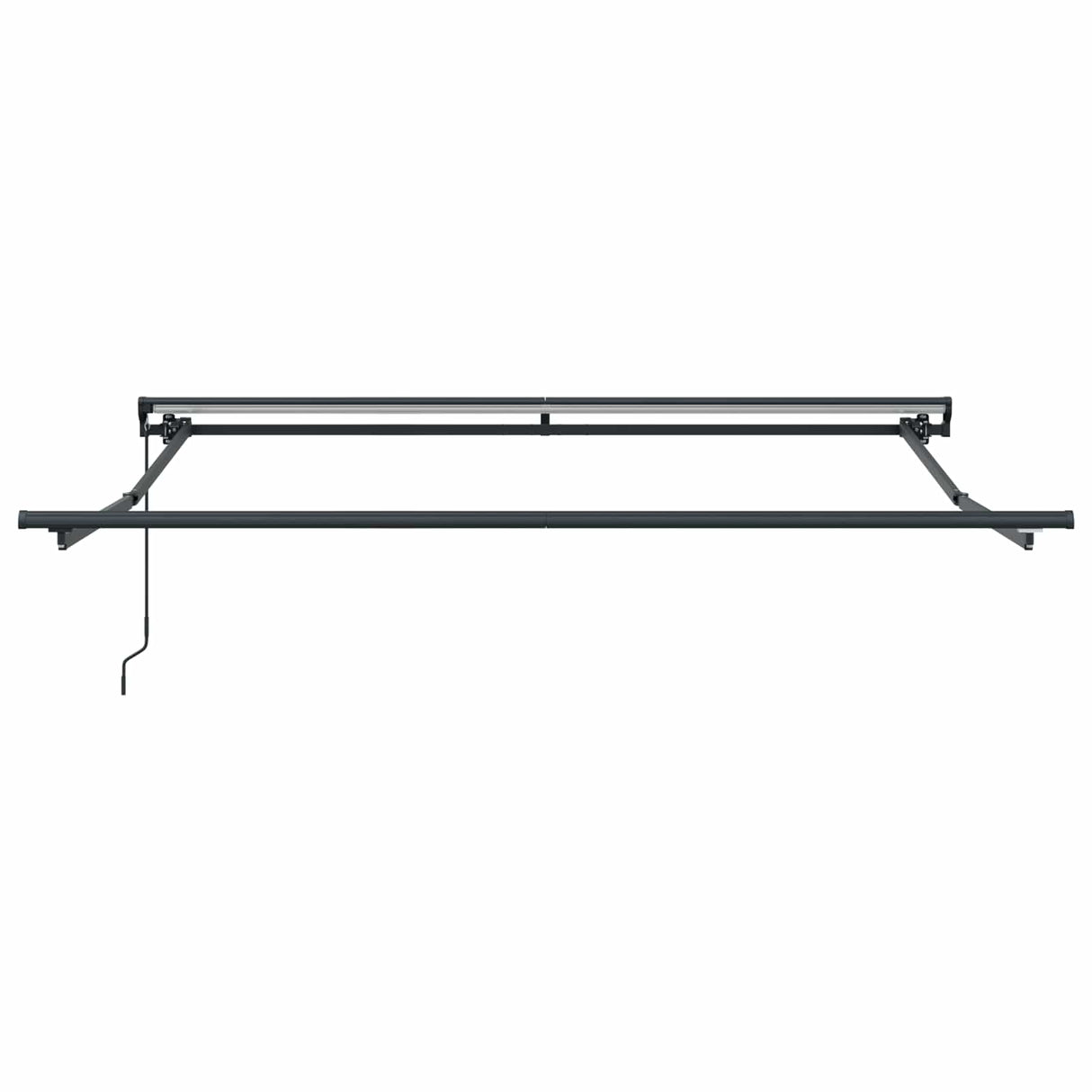 Vidaxl inklapbaar zonnescherm bordeauxrood 350 x 250 cm