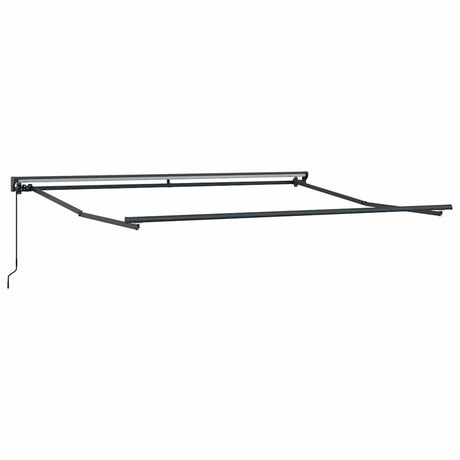 Vidaxl zijde frame antraciet 3,5 x 2,5 m poedercoating staal