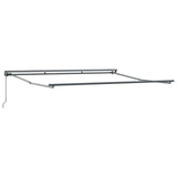 Vidaxl zijde frame antraciet 4 × 3 m poedercoating staal