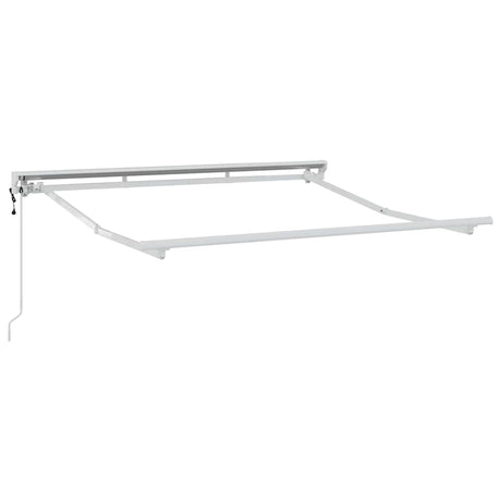 Vidaxl zijde frame wit 2,5 x 2 m poedercoating staal