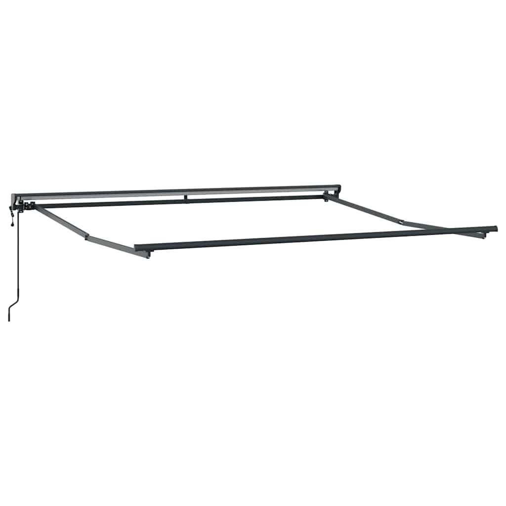 Vidaxl zijde frame antraciet 3,5 x 2,5 m poedercoating staal