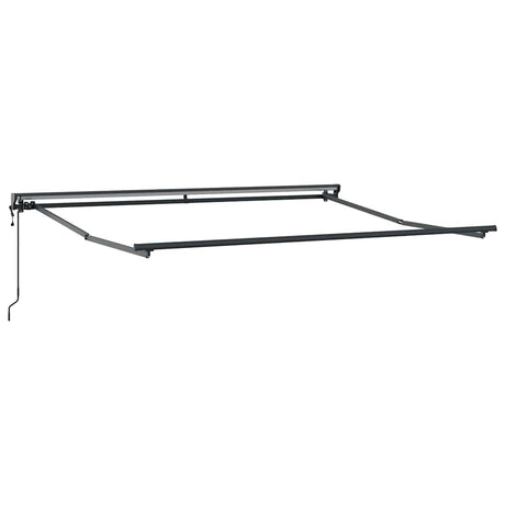 Vidaxl zijde frame antraciet 3,5 x 2,5 m poedercoating staal